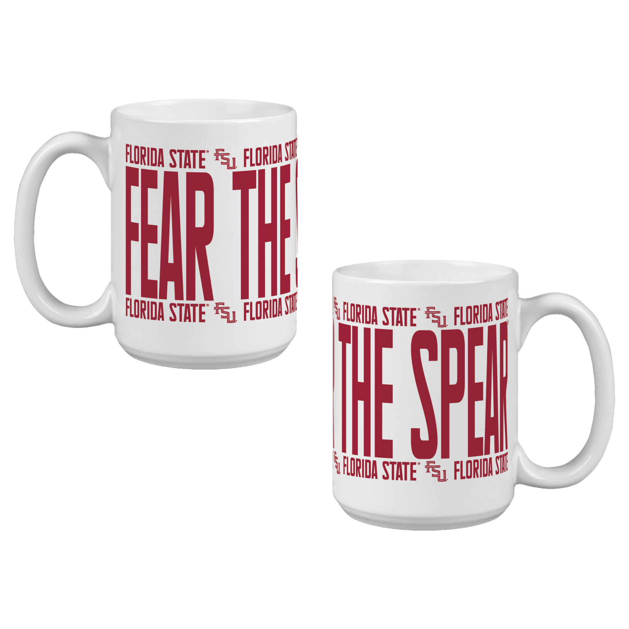 Indigo Falls Florida State Seminoles Elevated Mug - Set of 2