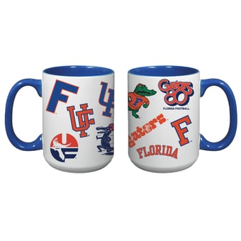Indigo Falls Florida Gators Core College Vintage Medley Two-Pack Mug Set