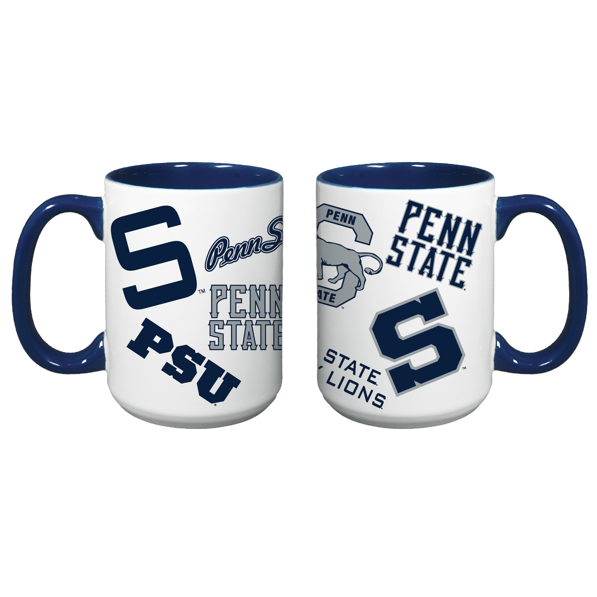 Indigo Falls Penn State Nittany Lions Core College Vintage Medley Two-Pack Mug Set