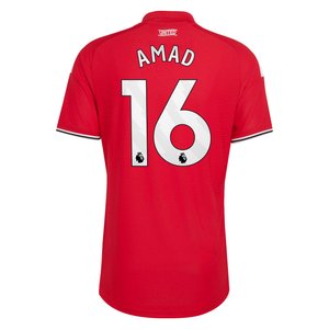 Maillot Domicile Manchester United adidas Authentic 2026-27 avec flocage Amad 16, vue 4
