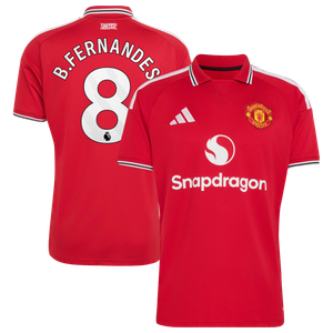 Maillot Domicile Manchester United adidas 2026-27 avec flocage B.Fernandes 8, vue 2
