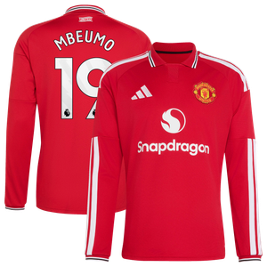 Maillot Domicile Manchester United adidas 2026-27 - Manches longues avec flocage Mbeumo 19, vue 2