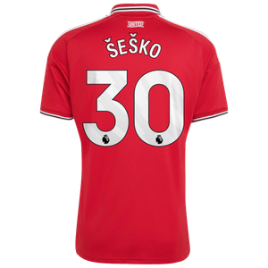 Maillot Domicile Manchester United adidas 2026-27 avec flocage Šeško 30, vue 4