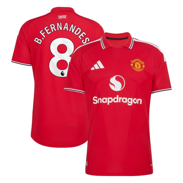 Maillot Domicile Manchester United adidas Authentic 2026-27 avec flocage B.Fernandes 8