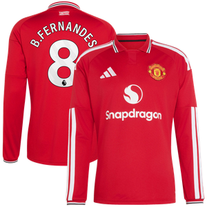 Maillot Domicile Manchester United adidas Authentic 2026-27 - Manches longues avec flocage B.Fernandes 8, vue 2