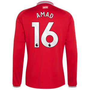Maillot Domicile Manchester United adidas Authentic 2026-27 - Manches longues avec flocage Amad 16, vue 4