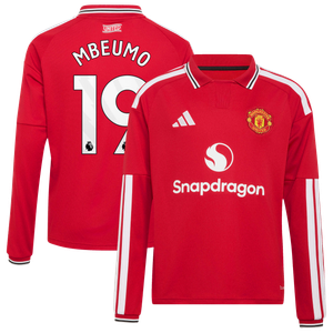 Maillot Domicile Manchester United adidas 2026-27 - Enfant - Manches longues avec flocage Mbeumo 19, vue 2
