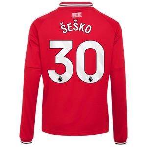 Maillot Domicile Manchester United adidas 2026-27 - Enfant - Manches longues avec flocage Šeško 30, vue 4