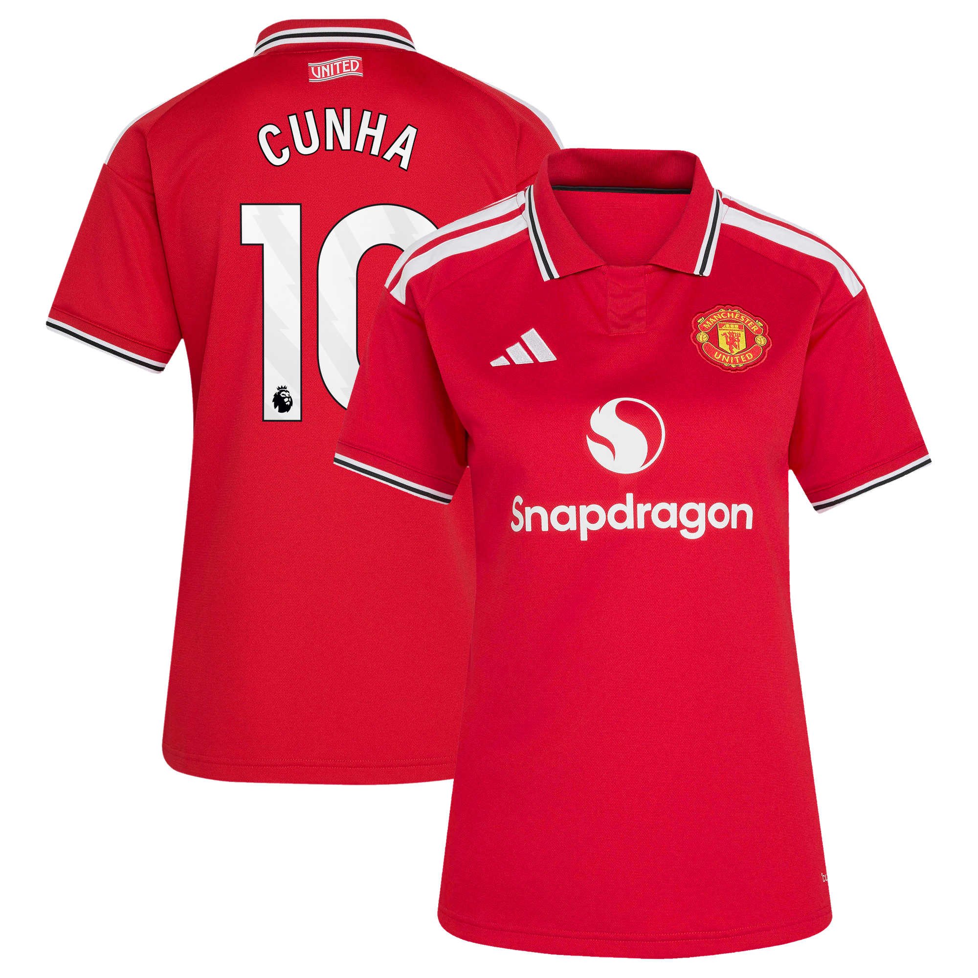 Maillot Domicile Manchester United adidas 2026-27 - Femme avec flocage Cunha 10