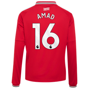 Maillot Domicile Manchester United adidas 2026-27 - Enfant - Manches longues avec flocage Amad 16, vue 4
