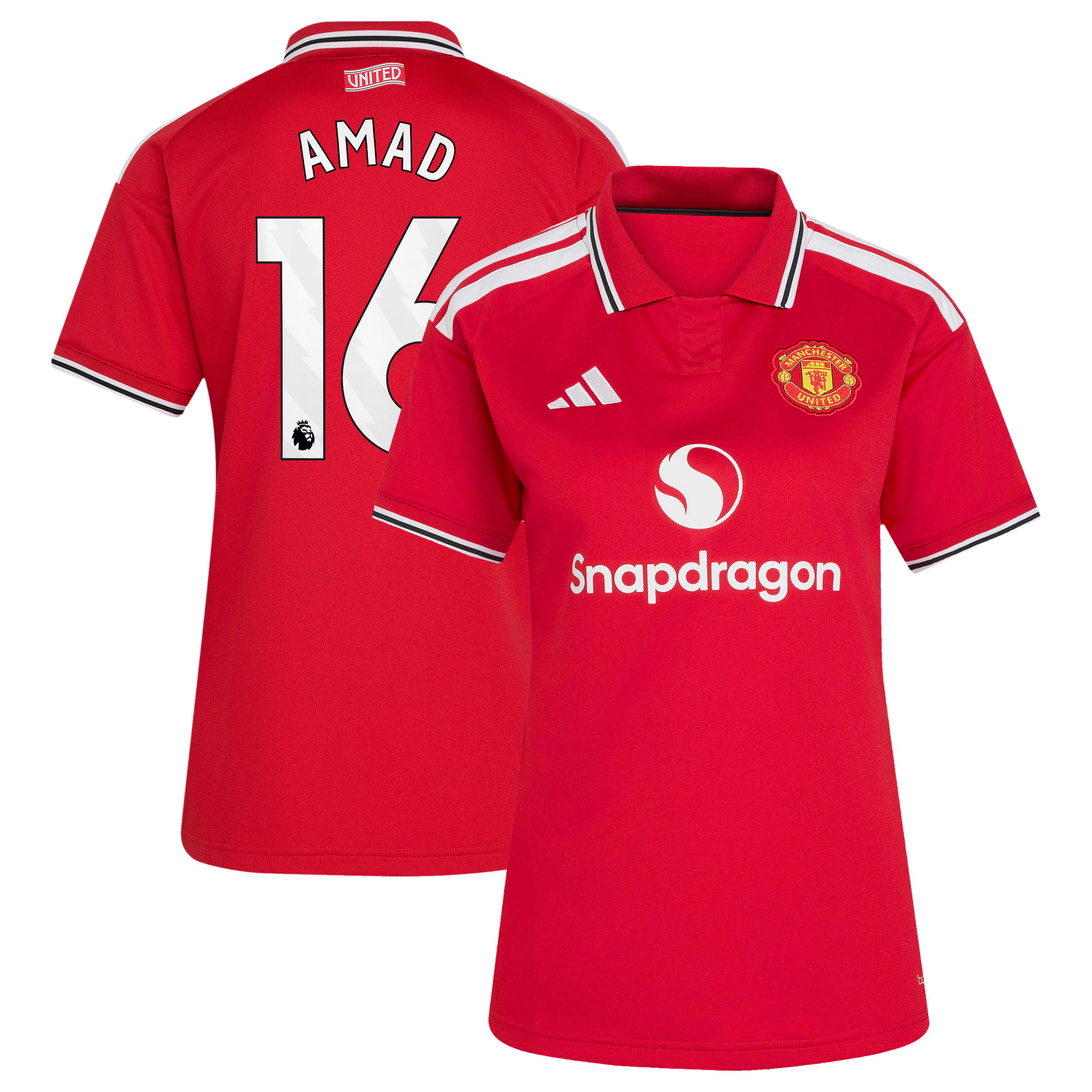 Maillot Domicile Manchester United adidas 2026-27 - Femme avec flocage Amad 16