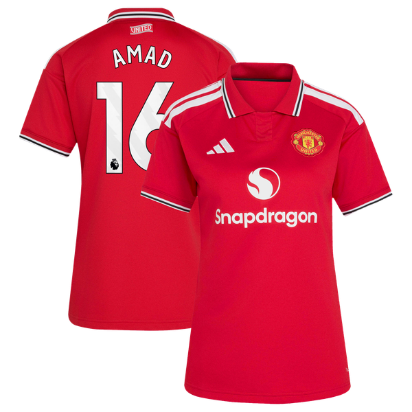Maillot Domicile Manchester United adidas 2026-27 - Femme avec flocage Amad 16