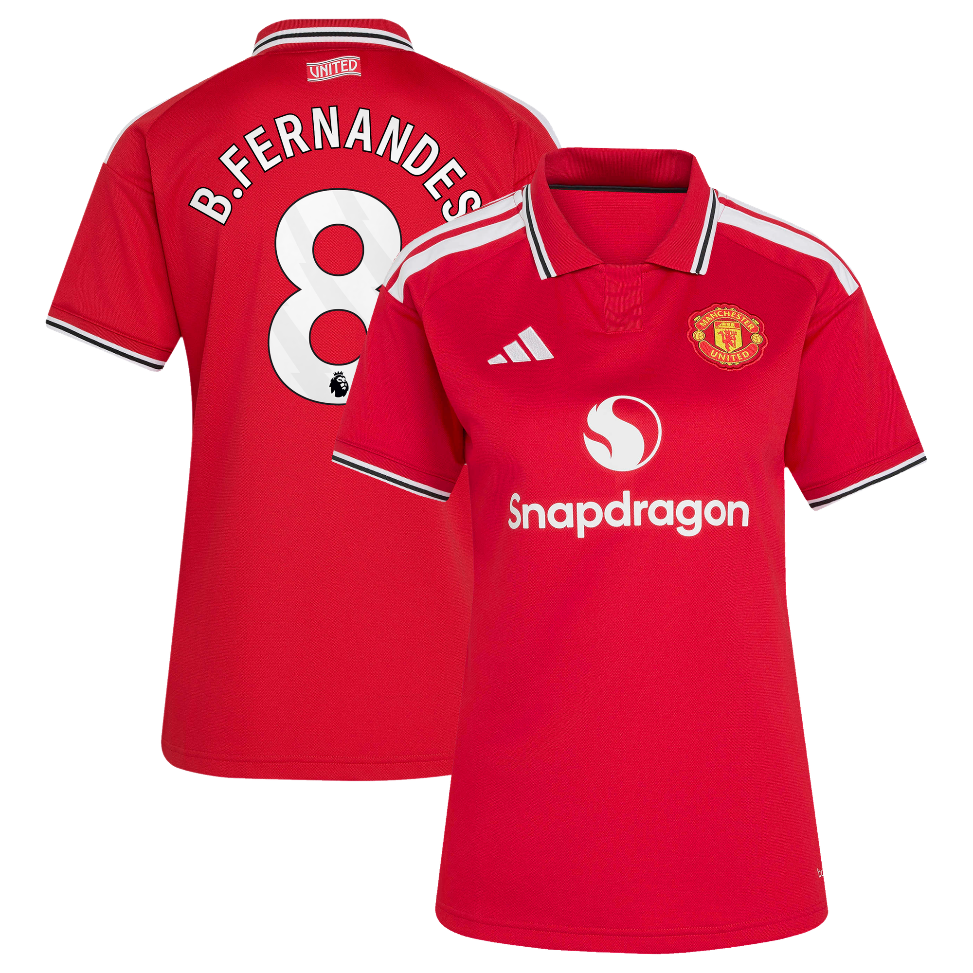 Maillot Domicile Manchester United adidas 2026-27 - Femme avec flocage B.Fernandes 8
