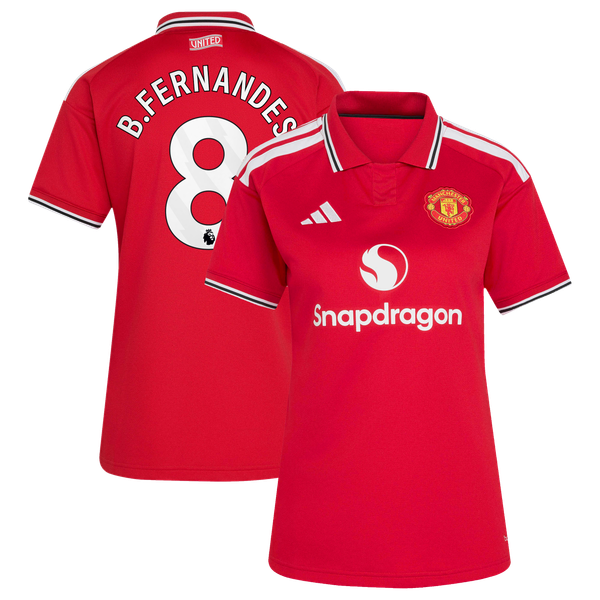 Maillot Domicile Manchester United adidas 2026-27 - Femme avec flocage B.Fernandes 8