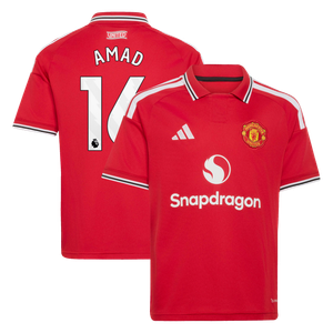 Maillot Domicile Manchester United adidas 2026-27 - Enfant avec flocage Amad 16, vue 2