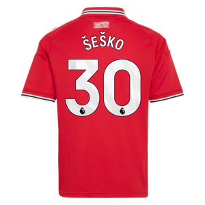 Maillot Domicile Manchester United adidas 2026-27 - Enfant avec flocage Šeško 30, vue 4
