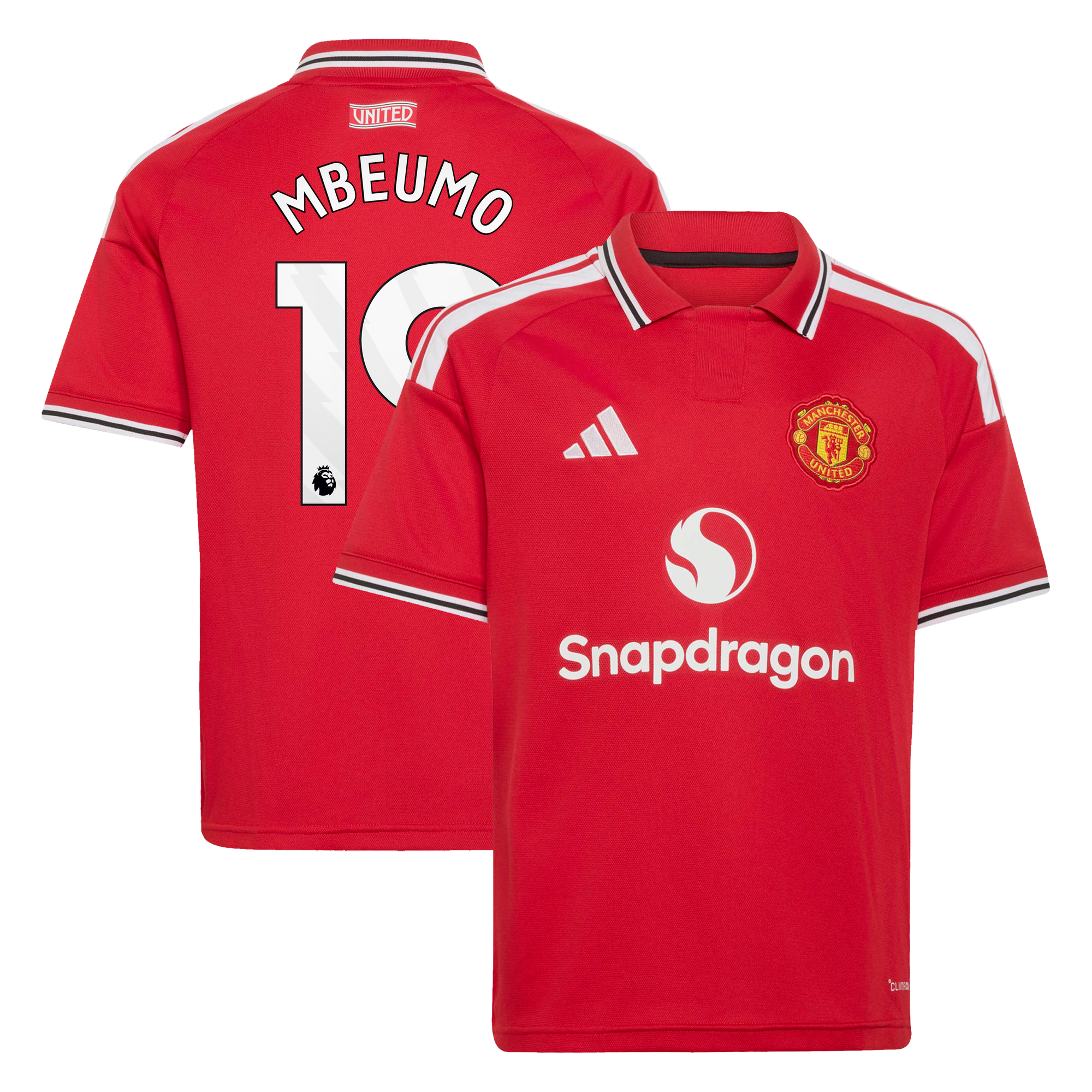 Maillot Domicile Manchester United adidas 2026-27 - Enfant avec flocage Mbeumo 19