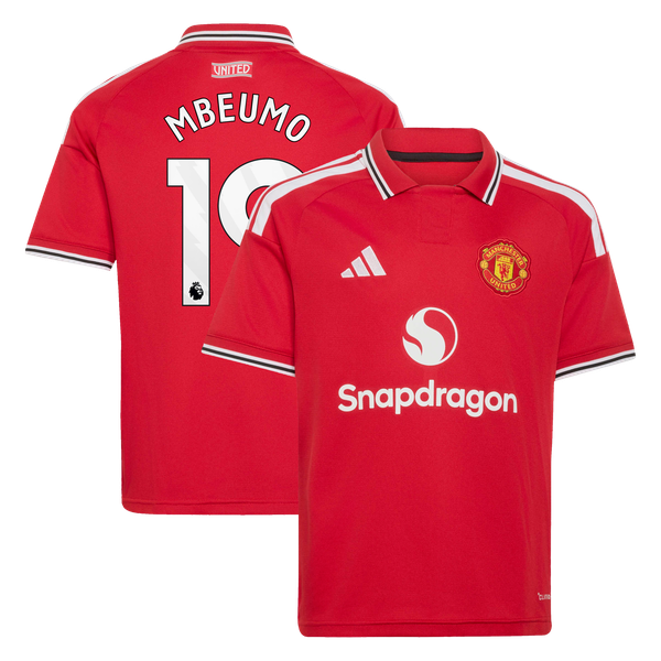 Maillot Domicile Manchester United adidas 2026-27 - Enfant avec flocage Mbeumo 19