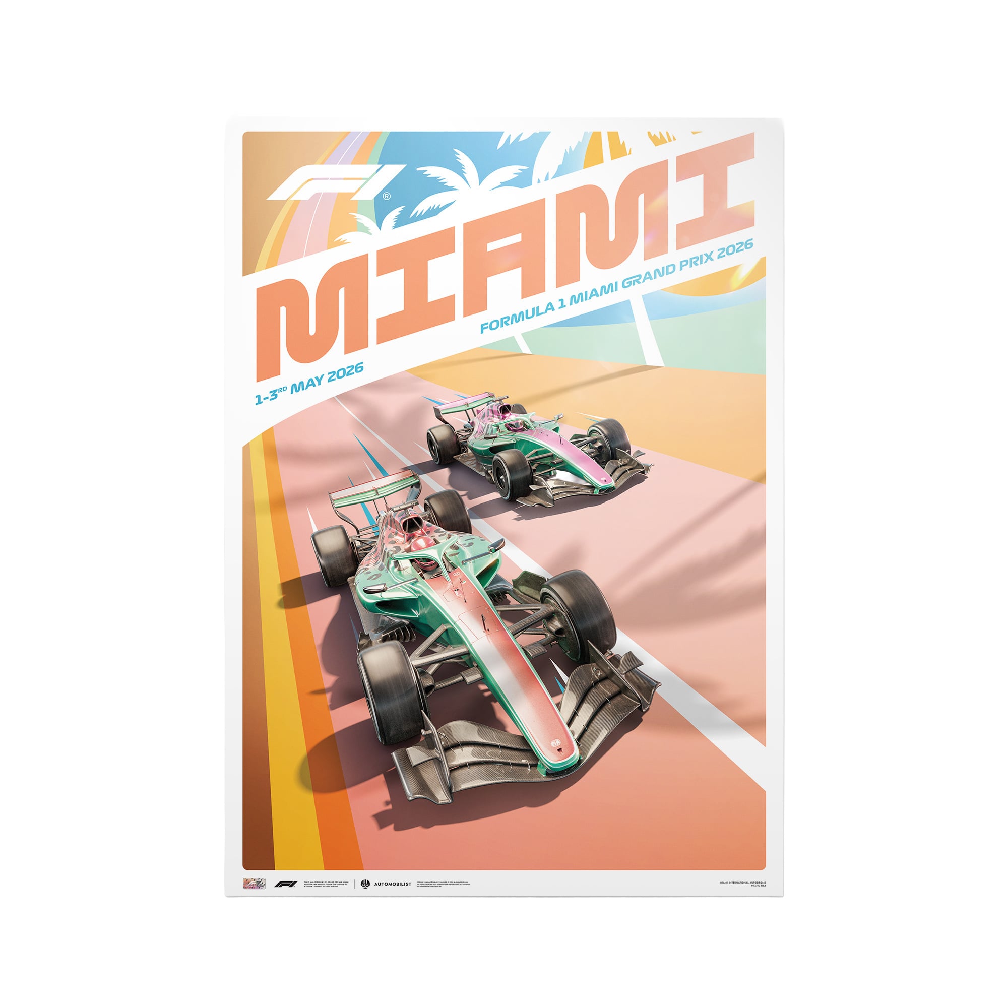 Affiche du Grand Prix de Formule 1 de Miami 2026