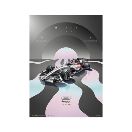 Revolut Audi F1 Team Miami 2026 Poster