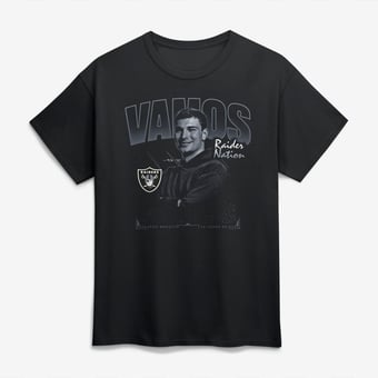 Men's Fanatics Fernando Mendoza Black Las Vegas Raiders Vamos T-Shirt