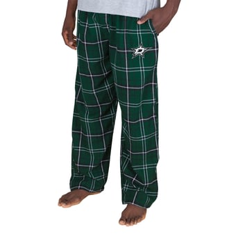 Men's Concepts Sport Hunter Green/Black Dallas Stars Ultimate Plaid Flannel Pants