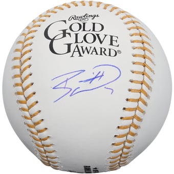 Bobby Witt Jr. Kansas City Royals Autographed Gold Glove Logo Baseball