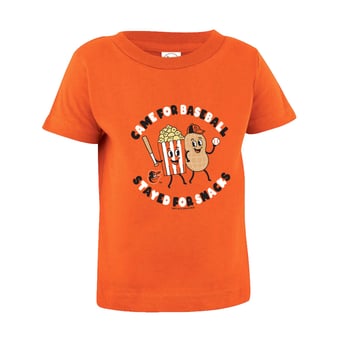 Infant Soft as a Grape  Orange Baltimore Orioles Snack T-Shirt