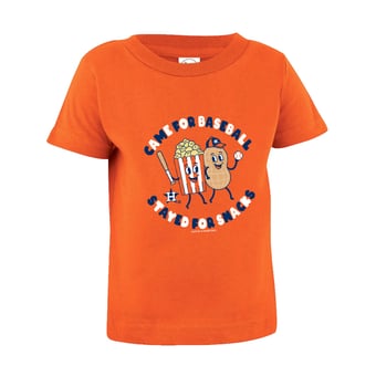 Infant Soft as a Grape  Orange Houston Astros Snack T-Shirt