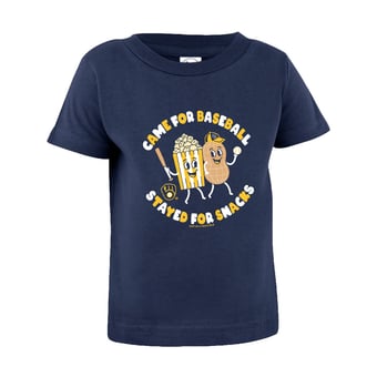 Infant Soft as a Grape  Navy Milwaukee Brewers Snack T-Shirt