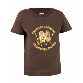 Infant Soft as a Grape  Brown San Diego Padres Snack T-Shirt