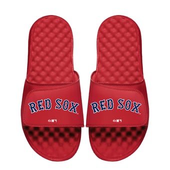 Unisex ISlide Red Boston Red Sox Wordmark Slide Sandals