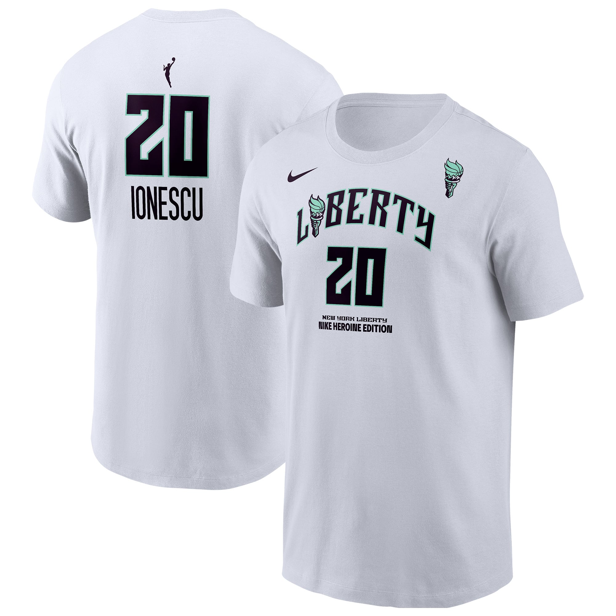 Men's Nike Sabrina Ionescu White New York Liberty Name & Number Heroine Edition T-Shirt
