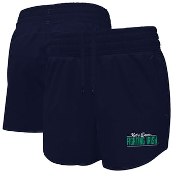 Women's Under Armour  Navy Notre Dame Fighting Irish Flex Woven Shorts