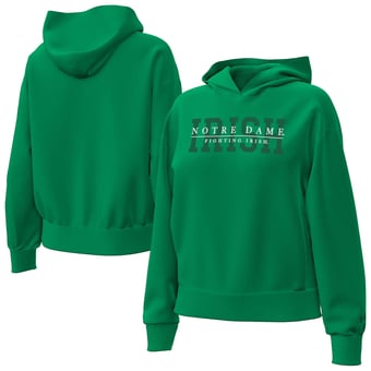 Women's Under Armour Green Notre Dame Fighting Irish Icon Fleece Hoodie