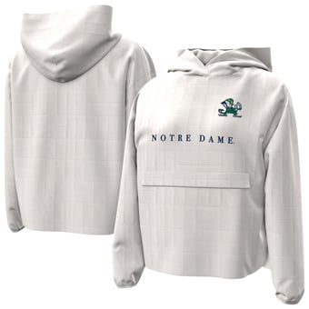 Women's Under Armour Stone Notre Dame Fighting Irish Fleece Quilted Hoodie