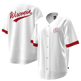Women's Under Armour  White Wisconsin Badgers Baseball Jersey