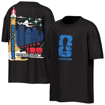 Men's Outerstuff Black FIFA World Cup 2026 Houston Reflections T-Shirt