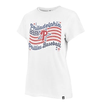 Women's '47  White Philadelphia Phillies Americana Regional Frankie T-Shirt