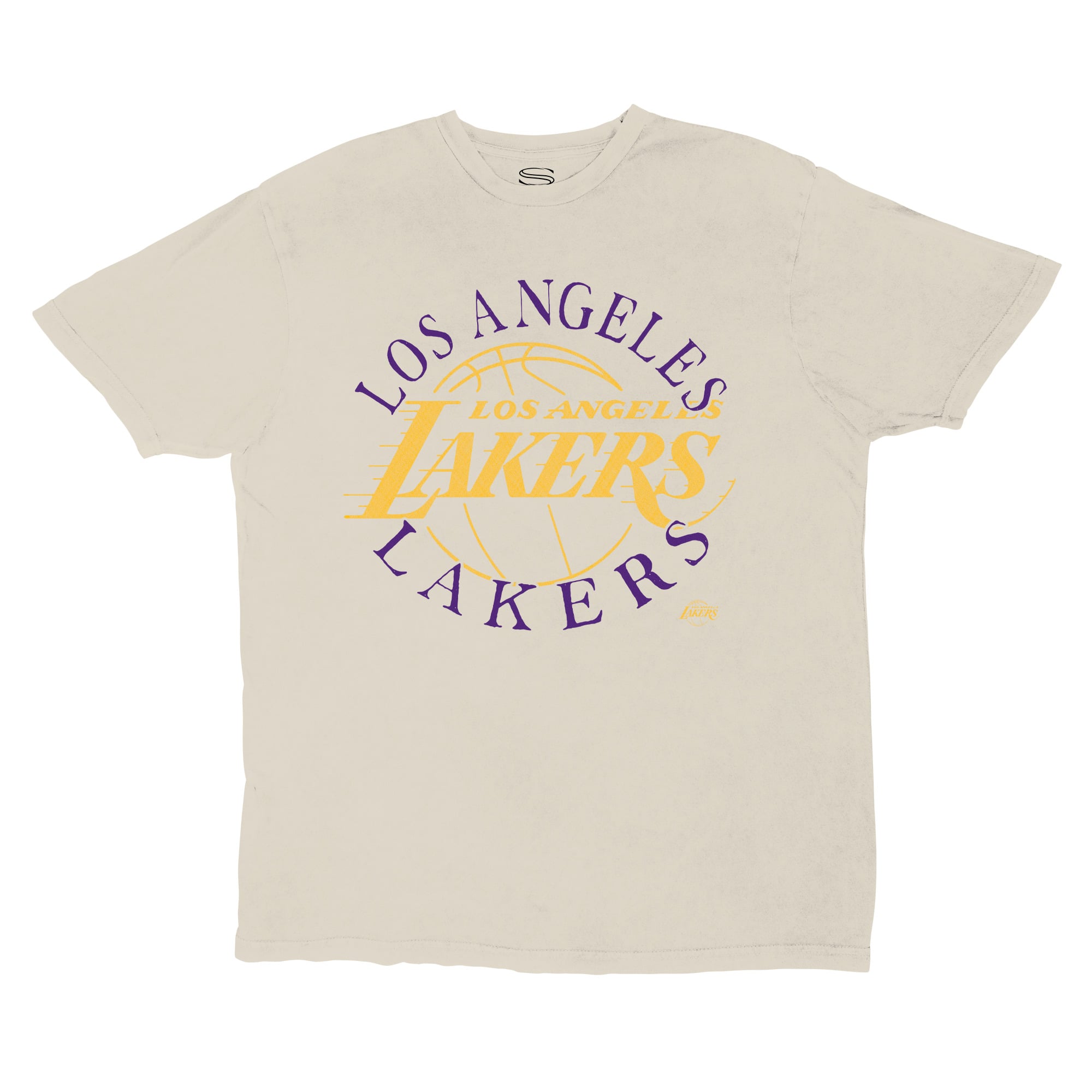 Unisex Stadium Essentials Tan Los Angeles Lakers Cocoon Vintage T-Shirt