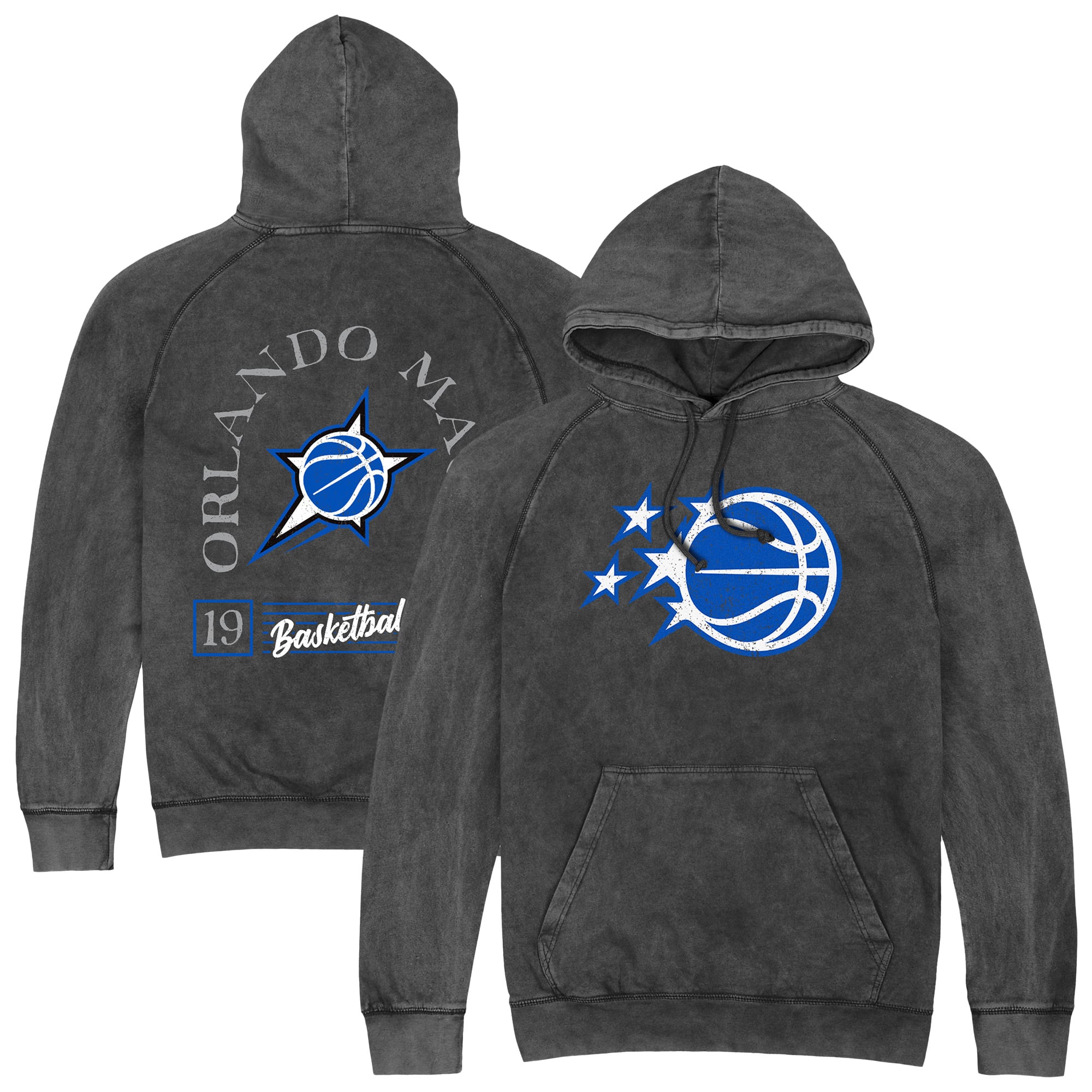 Unisex Stadium Essentials Black Orlando Magic Laylow Vintage Hoodie