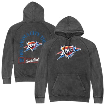 Unisex Stadium Essentials  Black Oklahoma City Thunder Laylow Vintage Hoodie