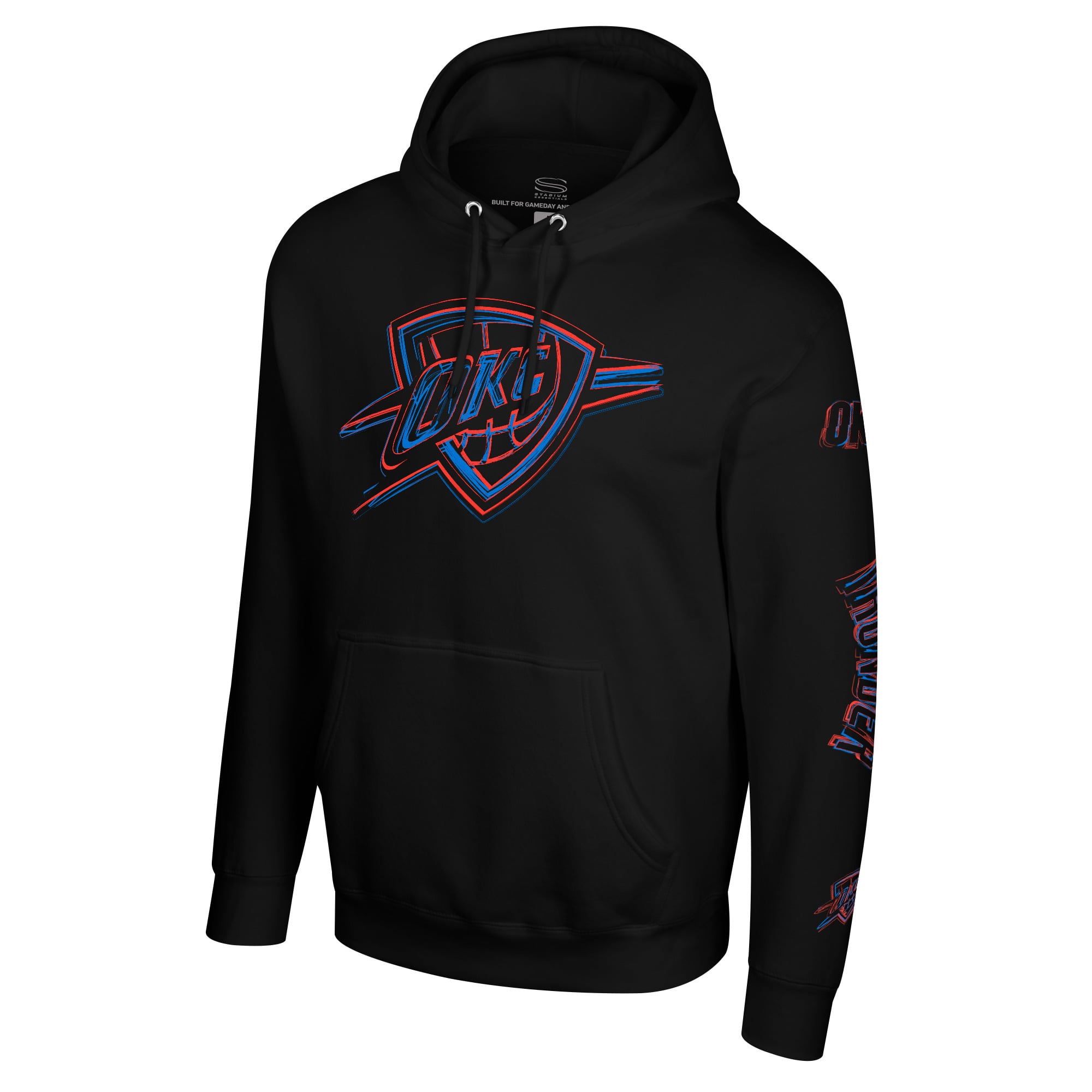 Unisex Stadium Essentials Black Oklahoma City Thunder Elementized Ride Hoodie
