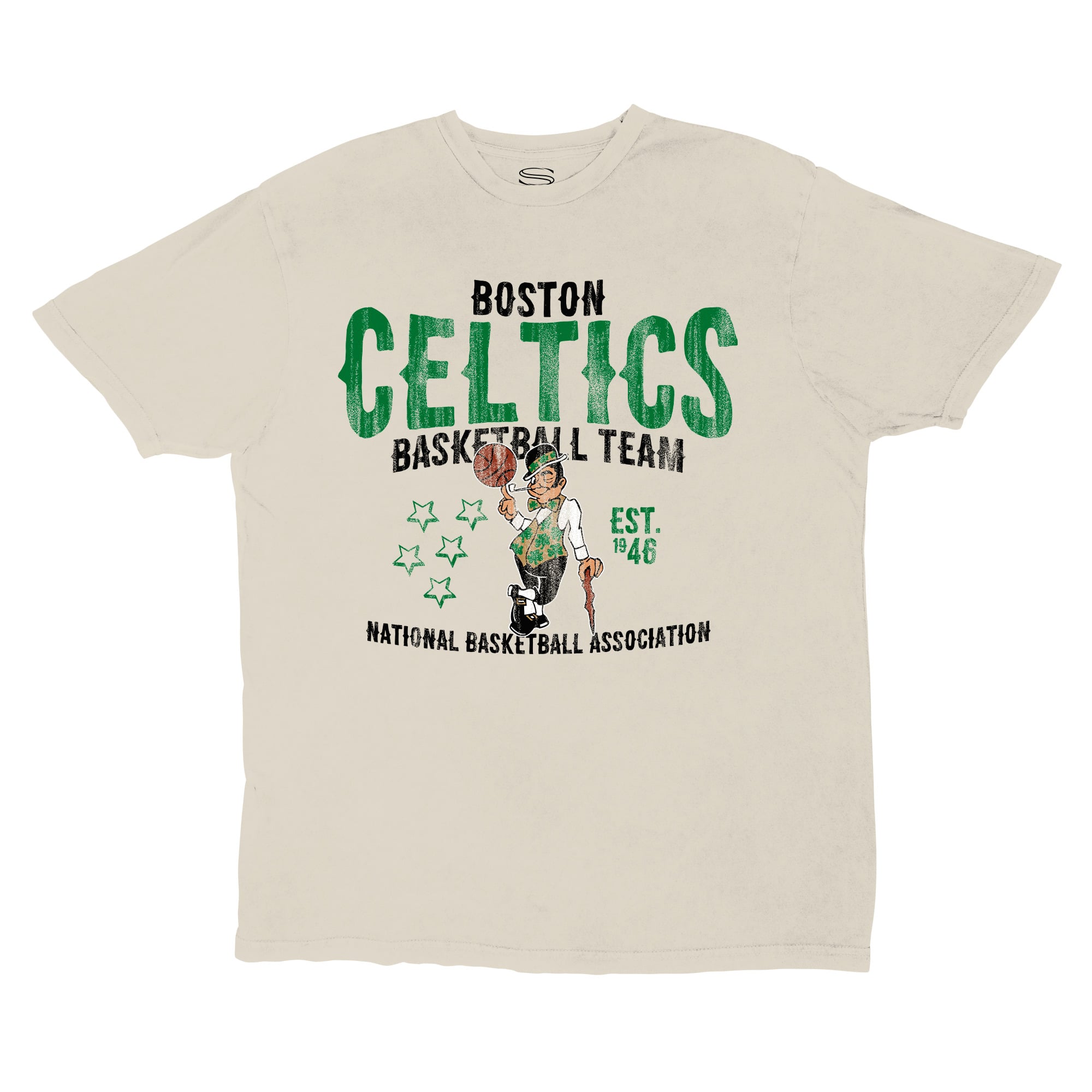 Unisex Stadium Essentials  Khaki Boston Celtics Shapeshifter Vintage T-Shirt