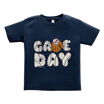 Toddler Soft as a Grape  Navy Atlanta Braves Game Day T-Shirt