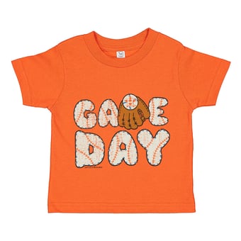 Toddler Soft as a Grape  Orange Houston Astros Game Day T-Shirt