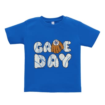 Toddler Soft as a Grape  Royal New York Mets Game Day T-Shirt
