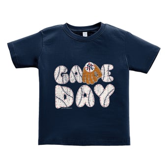 Toddler Soft as a Grape  Navy New York Yankees Game Day T-Shirt