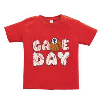 Toddler Soft as a Grape  Red Philadelphia Phillies Game Day T-Shirt