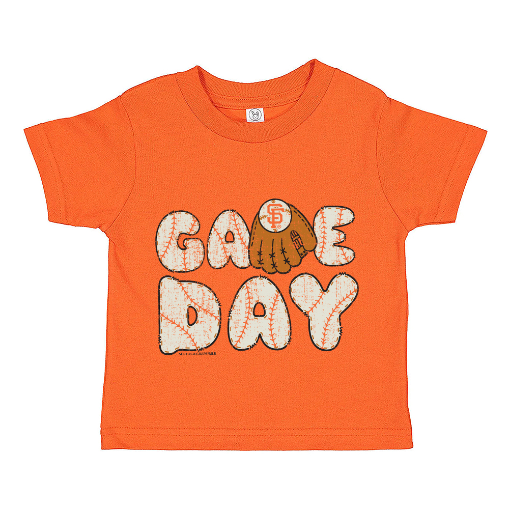 Toddler Soft as a Grape Orange San Francisco Giants Game Day T-Shirt Toddler Soft as a Grape Orange San Francisco Giants Game Day T-Shirt